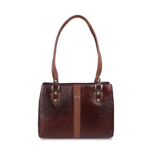 Mochi Women's Tan Fashionable Leather Shoulder Bag (37-50)
