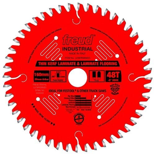 Freud LU96R006M20: 160mm x 48T mm Thin Kerf Double Sided Laminate/Melamine