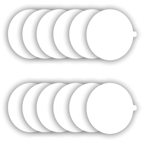 Flea Trap Refill Discs 7.1 Inch Replacement Glue Boards for Most Models Flea Traps for Inside Your Home, 12 Pack