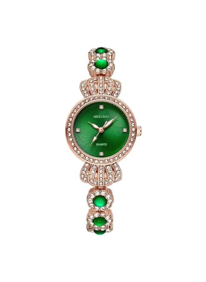 Jade Marrow Bracelet Watch Crown Jewelry Fashion Women's Watch