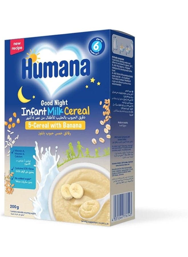 Good Night With Whole Grain & Banana Milk Cereal 200g