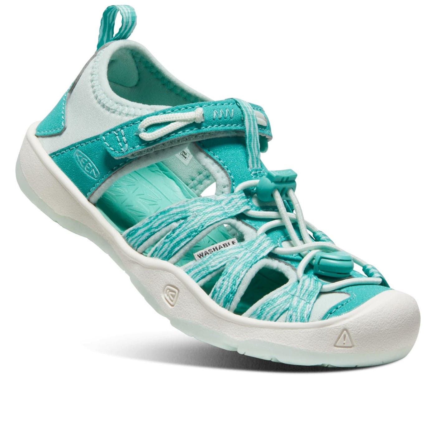 KEEN Moxie Closed Toe Casual Sandals WaterfallBlue Glass 13 US Unisex Little Kid