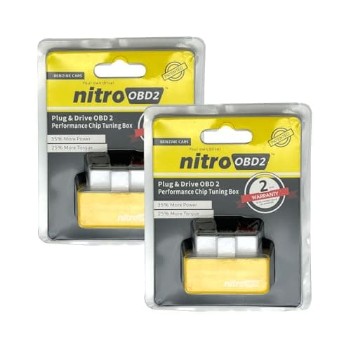 Arwrilt 2 PCS Automotive Power Upgrade Pro, Plug Drive Torque Boost, 35% More Power 25% More Torque, Suitable for Gas-oline Vehicles (Yellow)