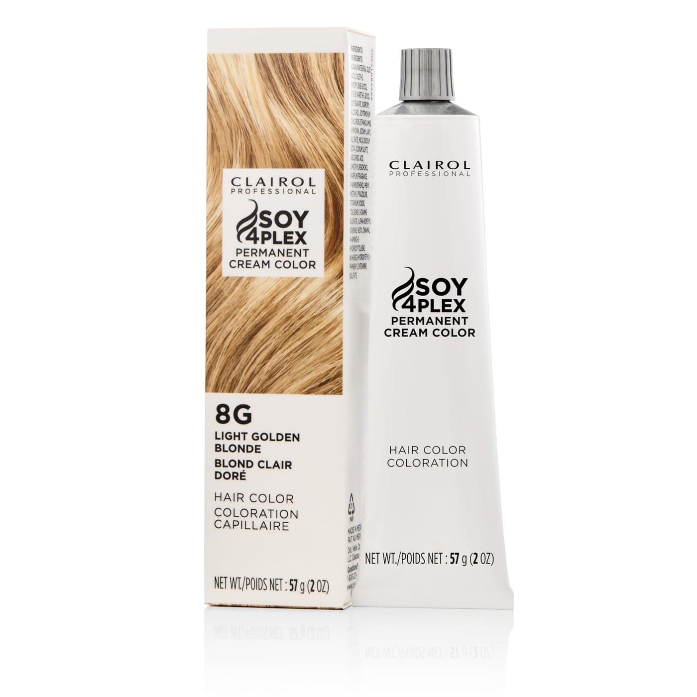 Clairol Professional Crme Permanente 8g Light Gold Blonde 2 oz Packaging May Vary