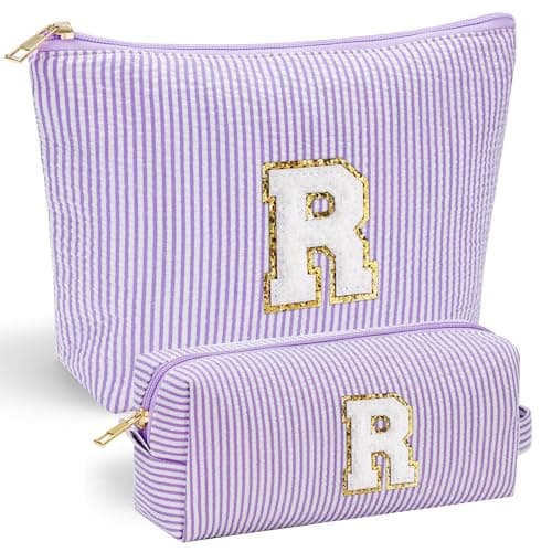 YOOLIFE Gifts for Women Makeup Bag Make Up Bag Pouch Cosmetics Organizer Bag Cute Makeup Bag Gift for Wife Personalized Best Friend Birthday Gifts Birthday Gifts Sister Daughter Gifts R