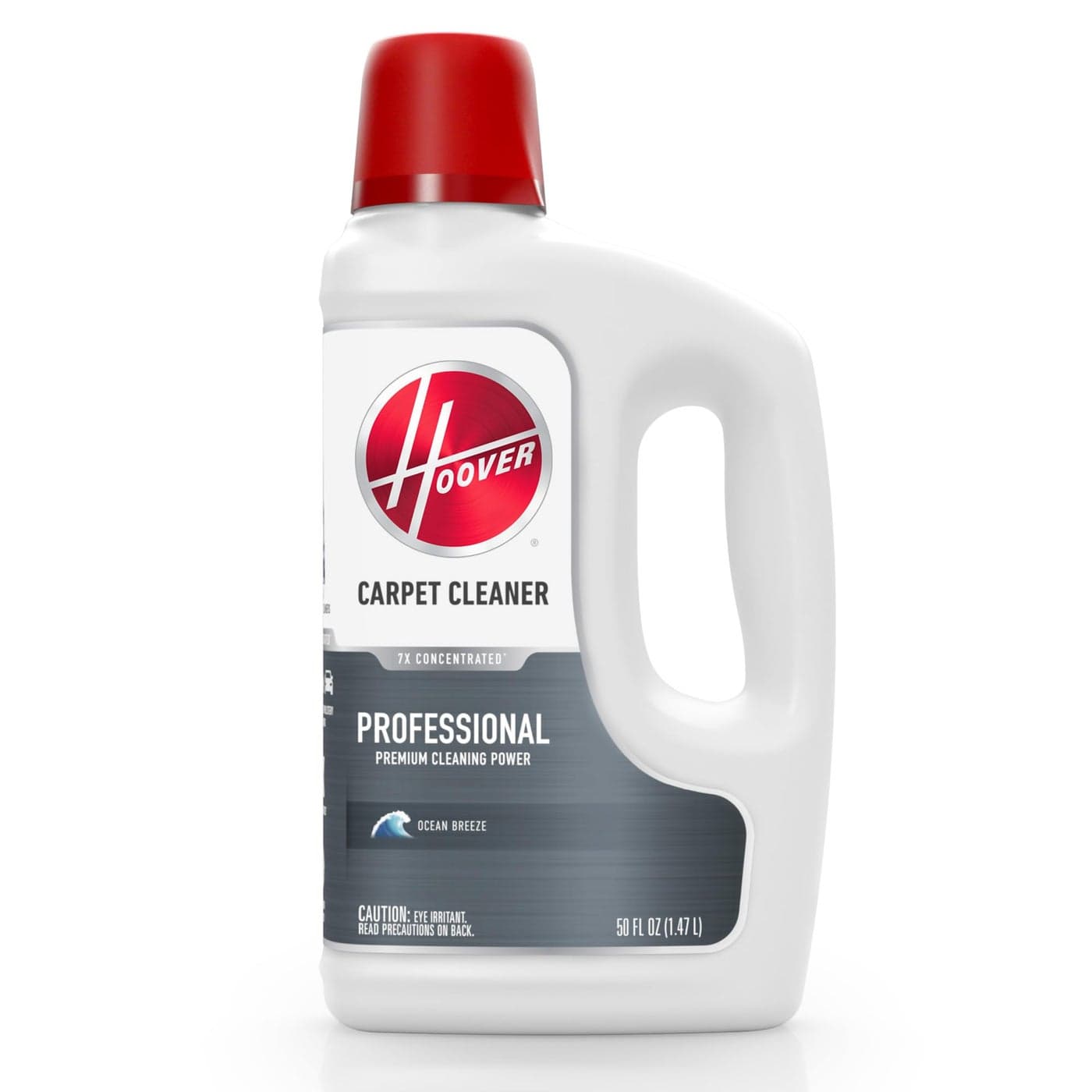 Hoover Prime Professional Carpet Cleaner Solution, 50 oz., Ocean Breeze Scent, Powerful Carpet Shampoo Solution, Remove Tough Stains from Carpet and Upholstery, Pair Carpet Cleaner Machine