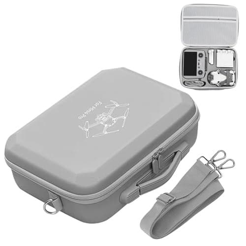 Sounce Carrying Case for DJI Mini 4 Pro – Hard Shell Storage Case Accessories, RC 2 Controller, Battery Charging Hub & More – Waterproof, Shockproof & Portable Travel Case (Grey)