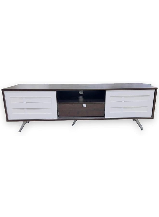 Maf Wooden Modern Tv Table Multifunctional Tv Desk Stand With Storage Shelves Drawers For Office, Home, Entrainment Living Room Gaming Media Room Maf-Tv1541-180Cm
