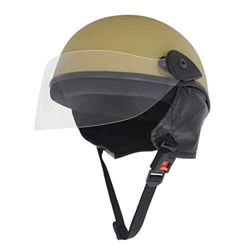 Sage Square Multipurpose Half Helmet for Men and Women (Large, DesertStorm Matte)