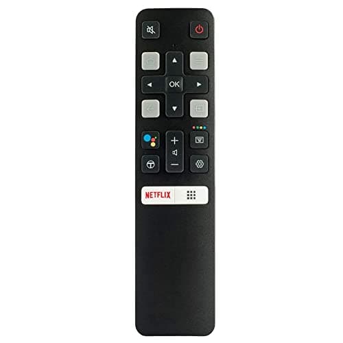 Voice Replacement for TCL-Android-TV-Remote,New Upgraded RC802V for TCL Smart TVs with Voice Function,with Netflix,YouTube Buttons