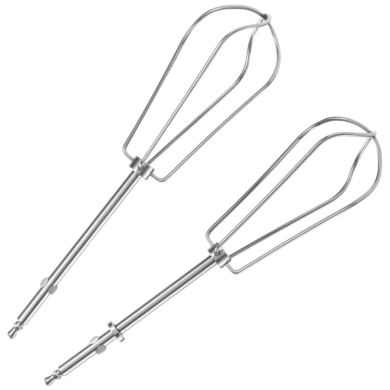 Hand Mixer Beaters Replacement for Cuisinart CHM Series HM50 HM70 CHM3 CHM7PK Hand Mixer Stainless Steel Turbo Beater Parts CHMBTR Whisk Attachments Set of 2