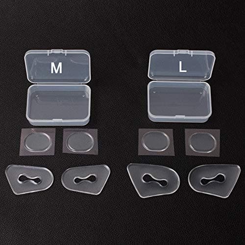 QianCheng Nose Guard Face Shield Silicone Gel Protective Pads for Pressure Points (M)