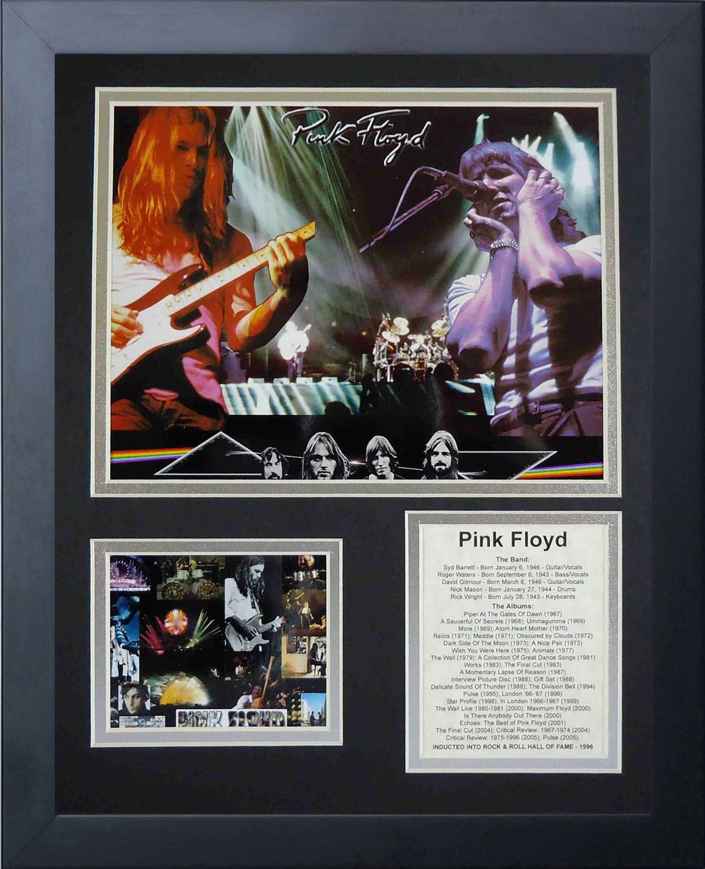 Legends Never Die Pink Floyd Framed Photo Collage, 11x14-Inch, (16188U)