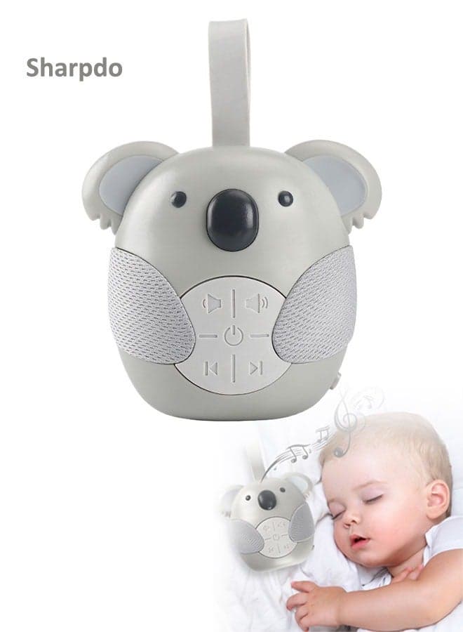 Baby Sleep Soothers Machine, White Noise Machine with 10 Light Music Songs, 2 Natural Sounds, 3 Timing Modes
