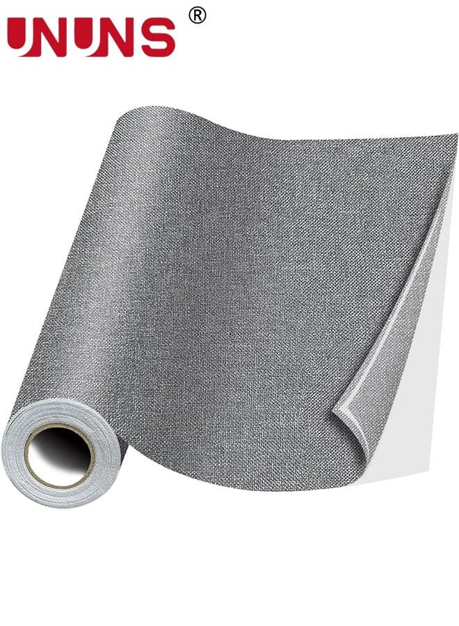 Sofa Repair Patch,Fabric Repair Patches,Linen Repair Tape Self-Adhesive Fabric Patches Durable,DIY Large Linen Tape for Sofa,Couches,Furniture, Chair,Clothing,43*200cm,Mid-Grey