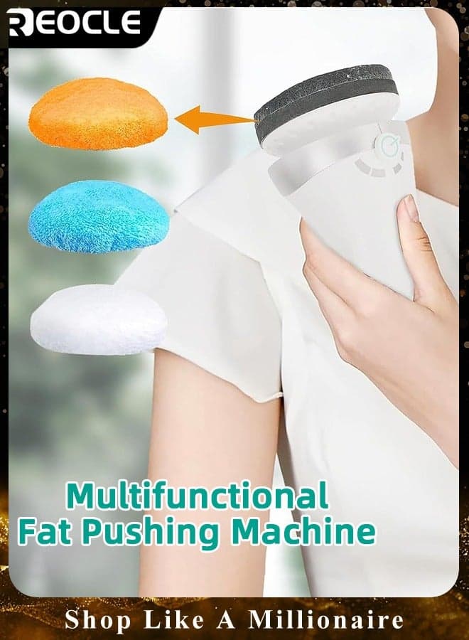 Body Sculpting Machine Cellulite Massager Electric Cellulite Massager with 2 Washable Pads Handheld Body Massager for Belly & Leg & Arms