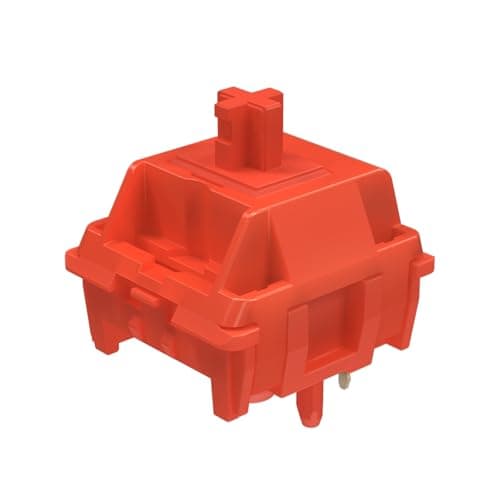 MELETRIX WS Arowana Red Mechanical Keyboard Switches, 35Pcs HMX Linear Switches Pre Lubed 5 Pins 40gf Key Switch for Mechanical Gaming Keyboard (Red)