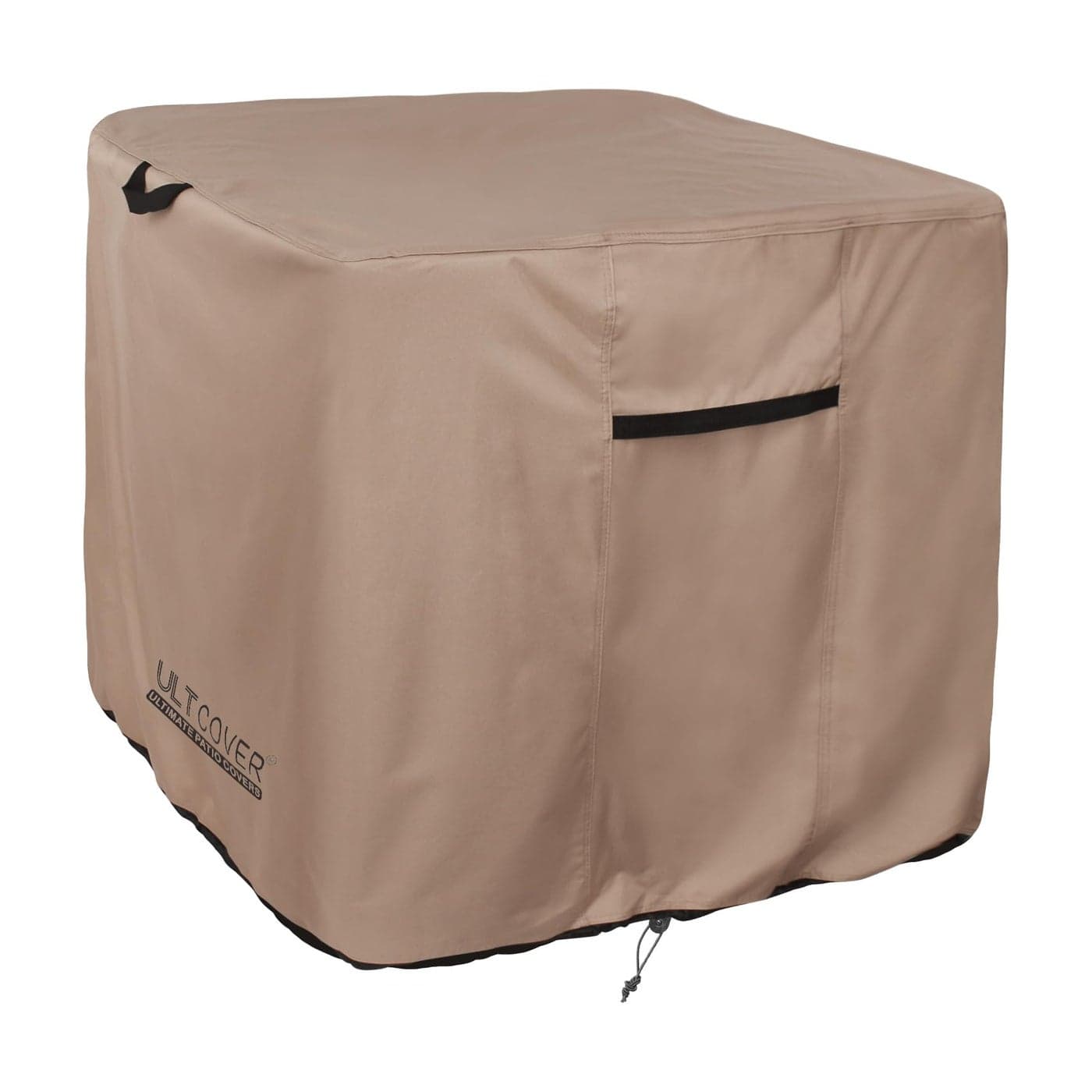 ULTCOVER Waterproof Square Air Conditioner Cover for Outside AC Units Size Upto 24W x 24D x 22H inch