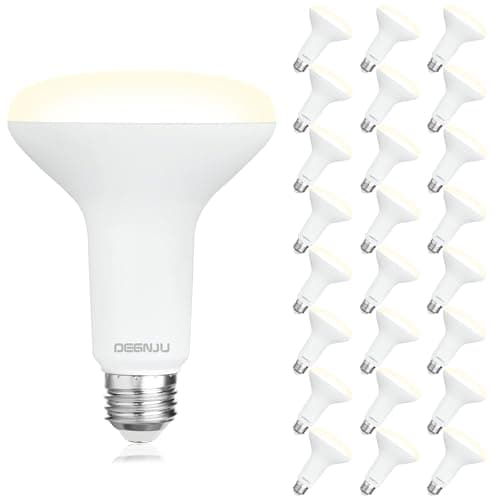 DEGNJU 24 Pack Indoor Flood Light Bulbs BR30 LED Bulb 7W Equivalent 65W Dimmable Recessed Light Bulbs 650LM 3000K Warm White 15000 Lifetime LED Can Lights Bulb Interior Home E26 Base