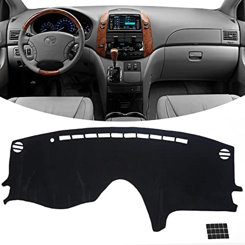 KEYOOG Dashboard Cover Dash Mat Fit for toyota Corolla 20242020 Without HUD Models2019 SE XSE Hatchback Car Dash Board Mat AntiGlare CarpetNonSlip Pad Sunshield Protector Black