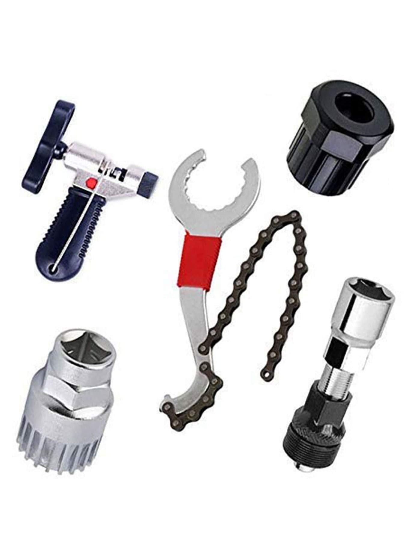 Mountain bike Repair Tool Kits Bicycle Chain Removal/Bracket Remover/Freewheel Remover/Crank Puller Remover Outdoor bike Tools