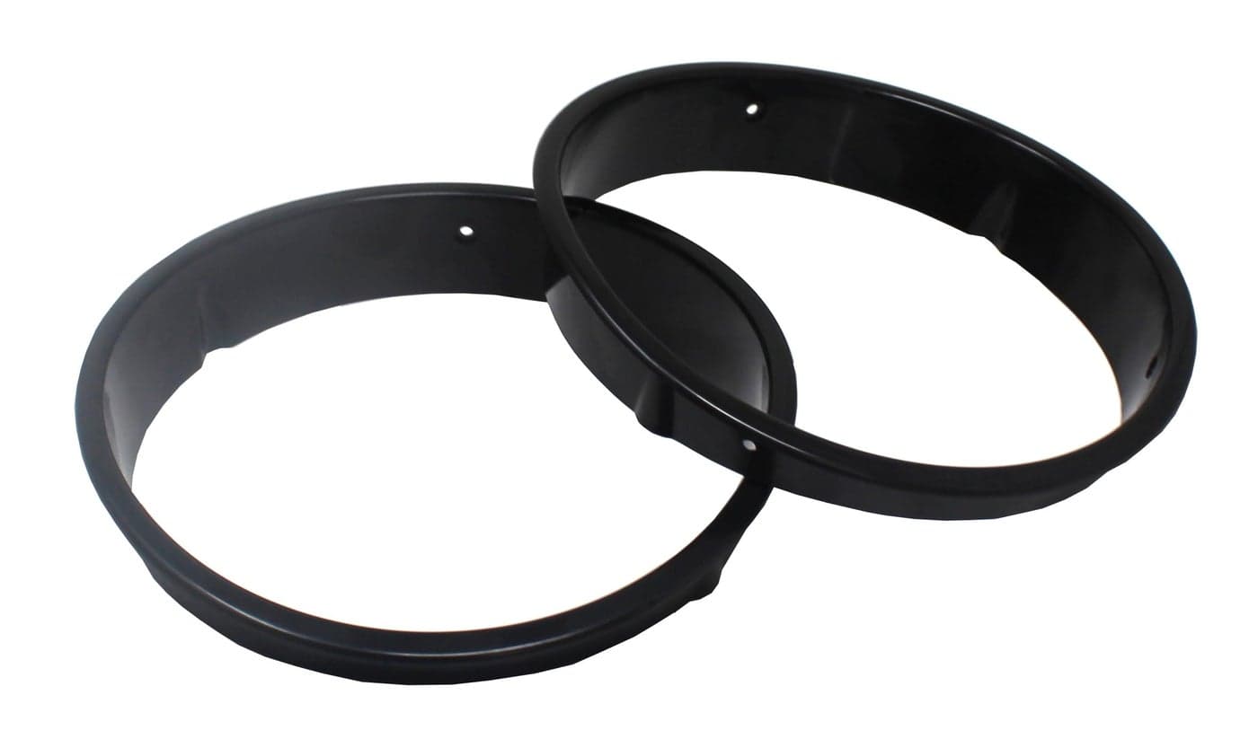JSP Manufacturing Pair Headlight Bezel Cover for Jeep Wrangler TJ 19972006 Headlamp Trim Inserts