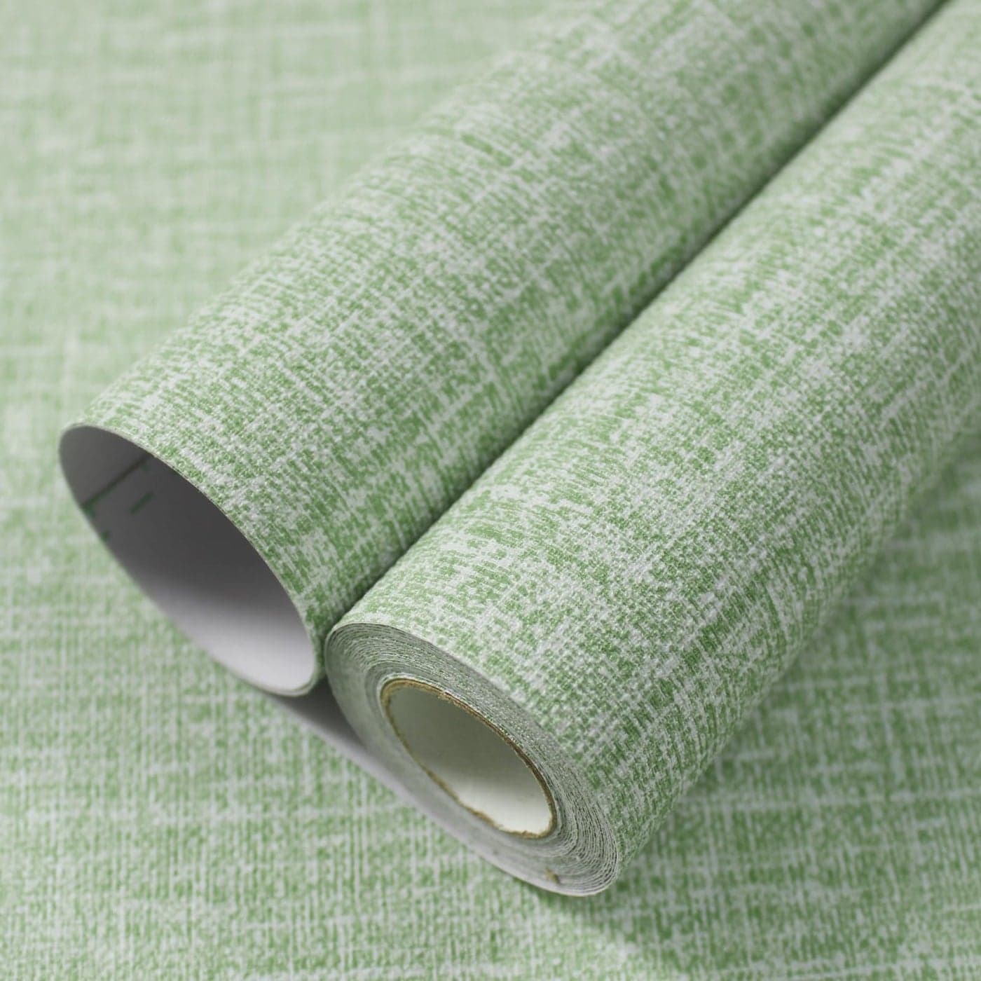 WADILE Grasscloth Peel and Stick Wallpaper 157in x 787in Textured Contact Paper for Cabinets Faux Linen Wall Paper Pull and Stick Fabric Vinyl Wallpaper Self Adhesive Light Green