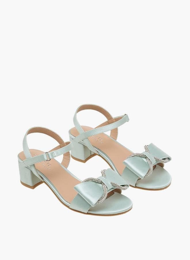Girls Block Heel Sandals