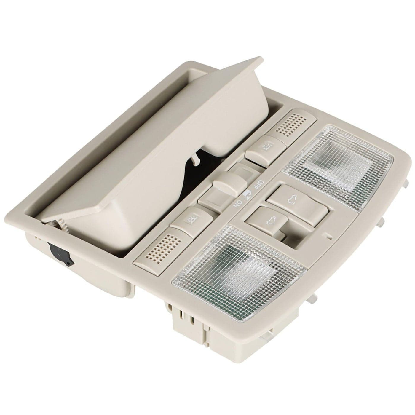 GENRICS Overhead Console Reading Light with Sunroof Switch Replacement for 2009 2010 2011 Mazda 6 iS Sedan 4 Cyl 25L6 Cyl 37L GS4C69970D30 GS4C69970D30