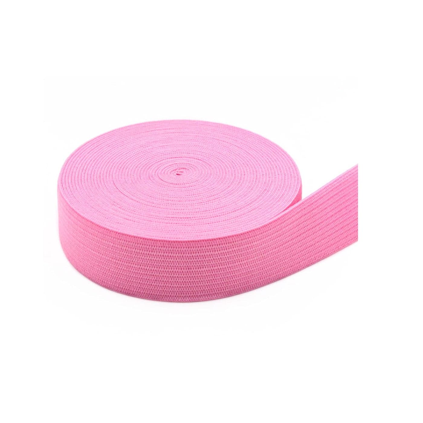 GANGYUAN 5 Yards Long 20mm 25mm Wide Colorful Heavy Stretch Elastic Band for Sewing Crafts DIY 20MM Pink