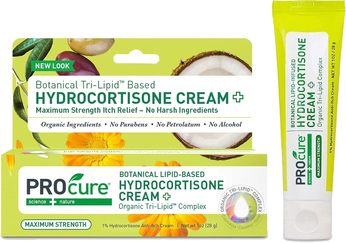 PROcure Hydrocortisone Cream with Calendula, 1 Ounce