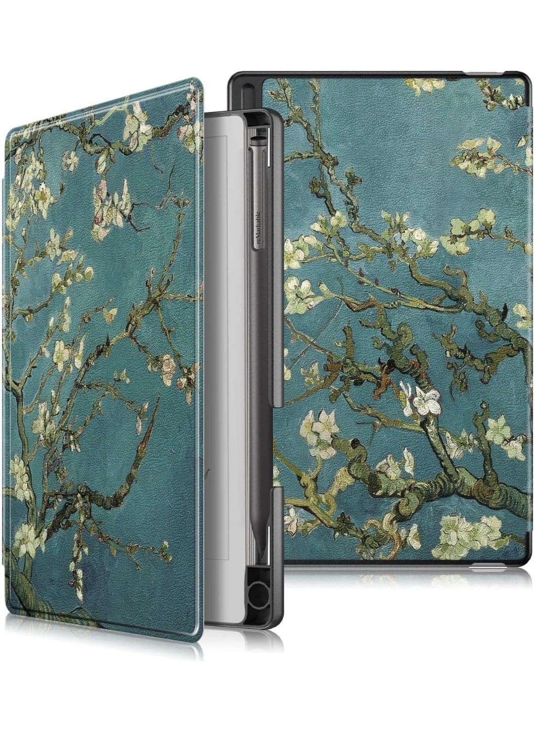 Case Compatible with Remarkable Paper Pro Move 7.3 inch 2025 - Ultrathin Lightweight Leather Smart Cover with Pen Holder Auto Sleep/Wake