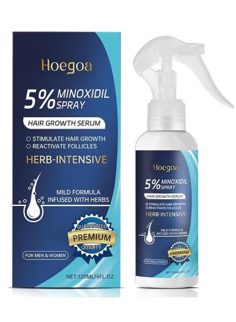 Hair Regrowth Spray - 120ml, For Men & Women