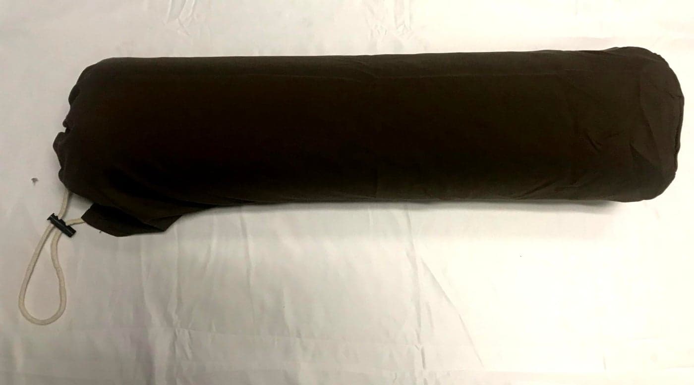 Therapists Choice Microfiber Bolster Cover with Drawstring Closure Soft Durable Size 6 x 27 Cover Only Bolster Not Included Black