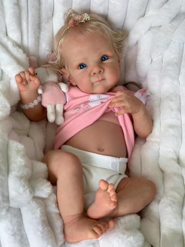Zero Pam Reborn Baby Dolls Silicone Full Body Realistic Baby Doll 18 Inch Anatomically Correct Real Baby Doll That Look Real Life Reborn Dolls with Accessories