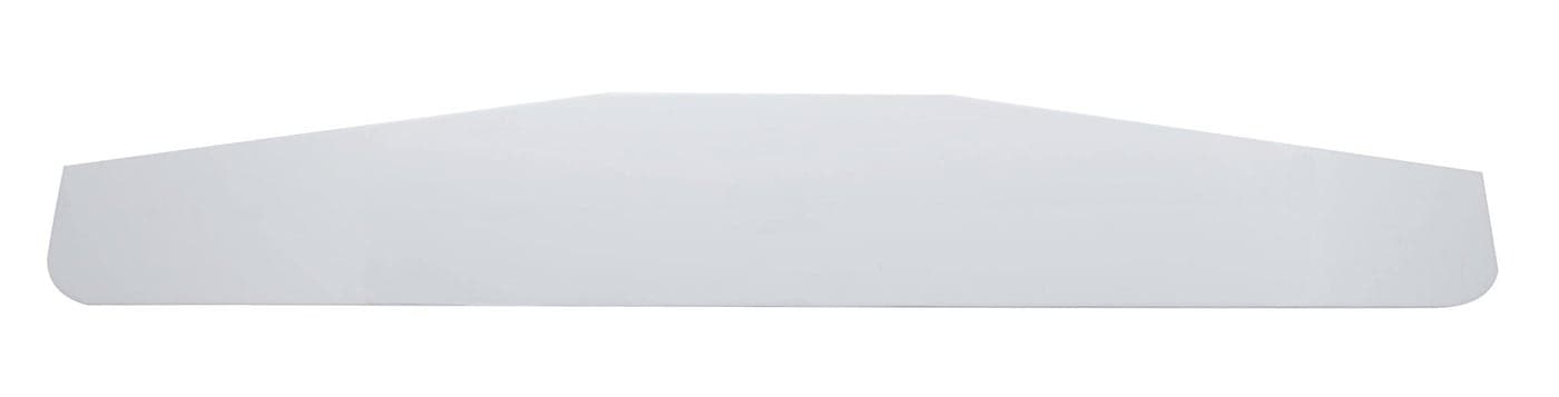 United Pacific 3-in by 16-in Stainless Standard Bottom Mud Flap Plate - Welded Stud, Model 21413
