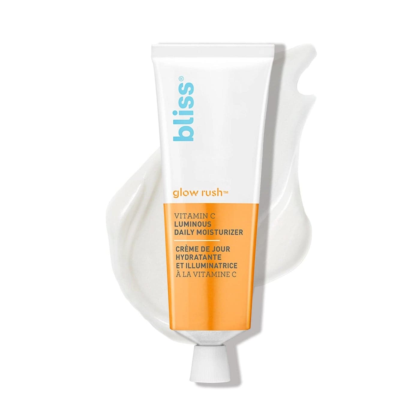 Bliss Glow Rush Vitamin C Luminous Daily Moisturizer Brightening Hydrating Soothing With UltraStable Vitamin C Vitamin E Squalane Shea Butter