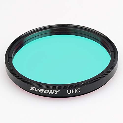 SVBONY Telescope Filter 2" UHC Filter for Observations of Deep Sky Objects Ultra High Contrast Filter Reduce Light Pollution