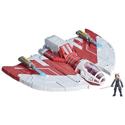 STAR WARS Mission Fleet T6 Jedi Shuttle 25Inch Scale Ahsoka Action Figure Set Ships Toys for 4 Year Old Boys Girls