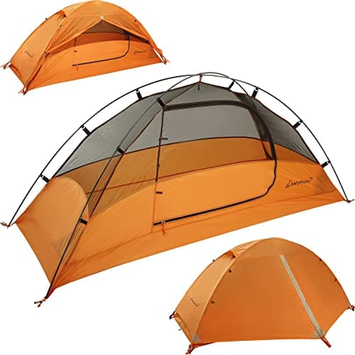 Clostnature Crux 1 Person Tent for Backpacking - Ultralight One Person Backpacking Tent, Hiking Tents for One Man, Solo, Single Person