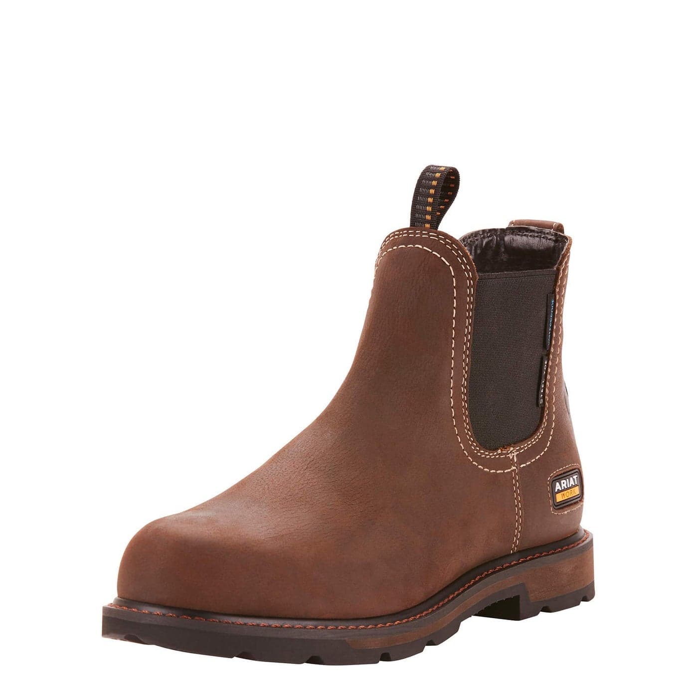 Ariat Groundbreaker Chelsea Waterproof Steel Toe Work Boot Mens Leather Boots