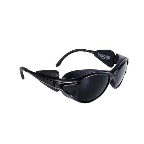 hooga Red Light Therapy Protective Glasses, Polycarbonate Lens, Near Infrared Brightness Reduction, Anti-Glare, UV Blocking, Unisex One-Size-Fits-Most, Eye Safety