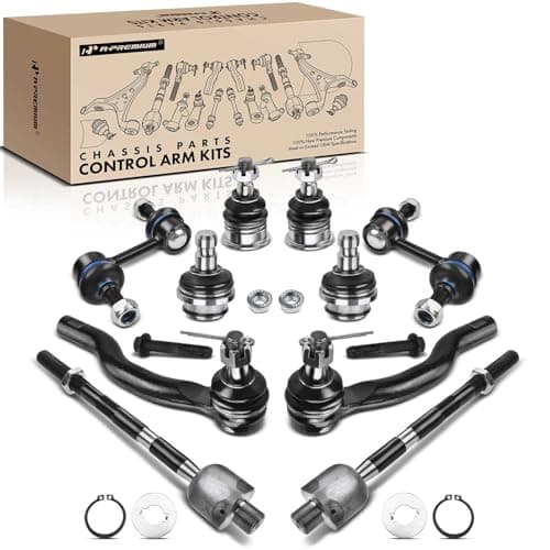 A-Premium 10Pcs Front Suspension Kit, Sway Bar Link Upper Lower Ball Joint Inner Outer Tie Rod End, Compatible with Nissan Pathfinder Armada 04, Titan 04-15, Armada 05-15, Infiniti QX56