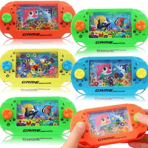 Duccsko 5 Pack Handheld Water Ring Games Party Favors for Kids Goodie Bags Stuffers Birthday Return Gifts School Classroom Rewards Pinata Filler Toys Under The Sea Valentines Party Prizes