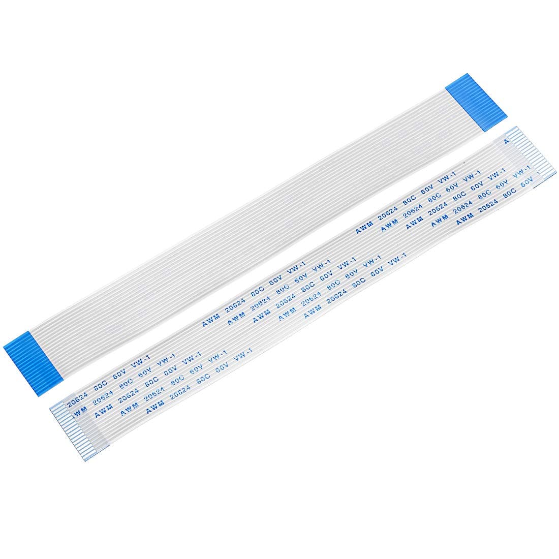 uxcell Flexible Flat Cable150mm 1mm Pitch 18 Pins FPC FFC Flexible Ribbon Cable for LCD TV DVD Player 20Pcs A type