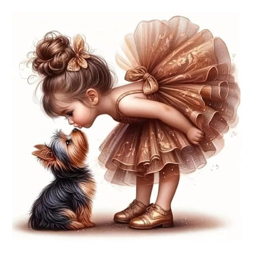 hill froeistung 5D Colorful Dog Diamond Art Painting Kits for AdultsWestie Diamond Art for Beginners DIY Full Drill Animals Diamond Art Painting12X12 inch
