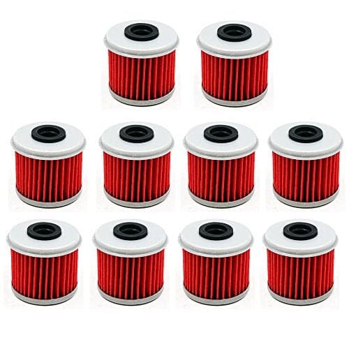 Zreneyfex Oil Filter Replacement for Honda CRF450R CRF250R CRF150R Motorcycle, Replacement for Honda TRX450R TRX450ER CRF250X CRF450X, 10 Pcs High Performance