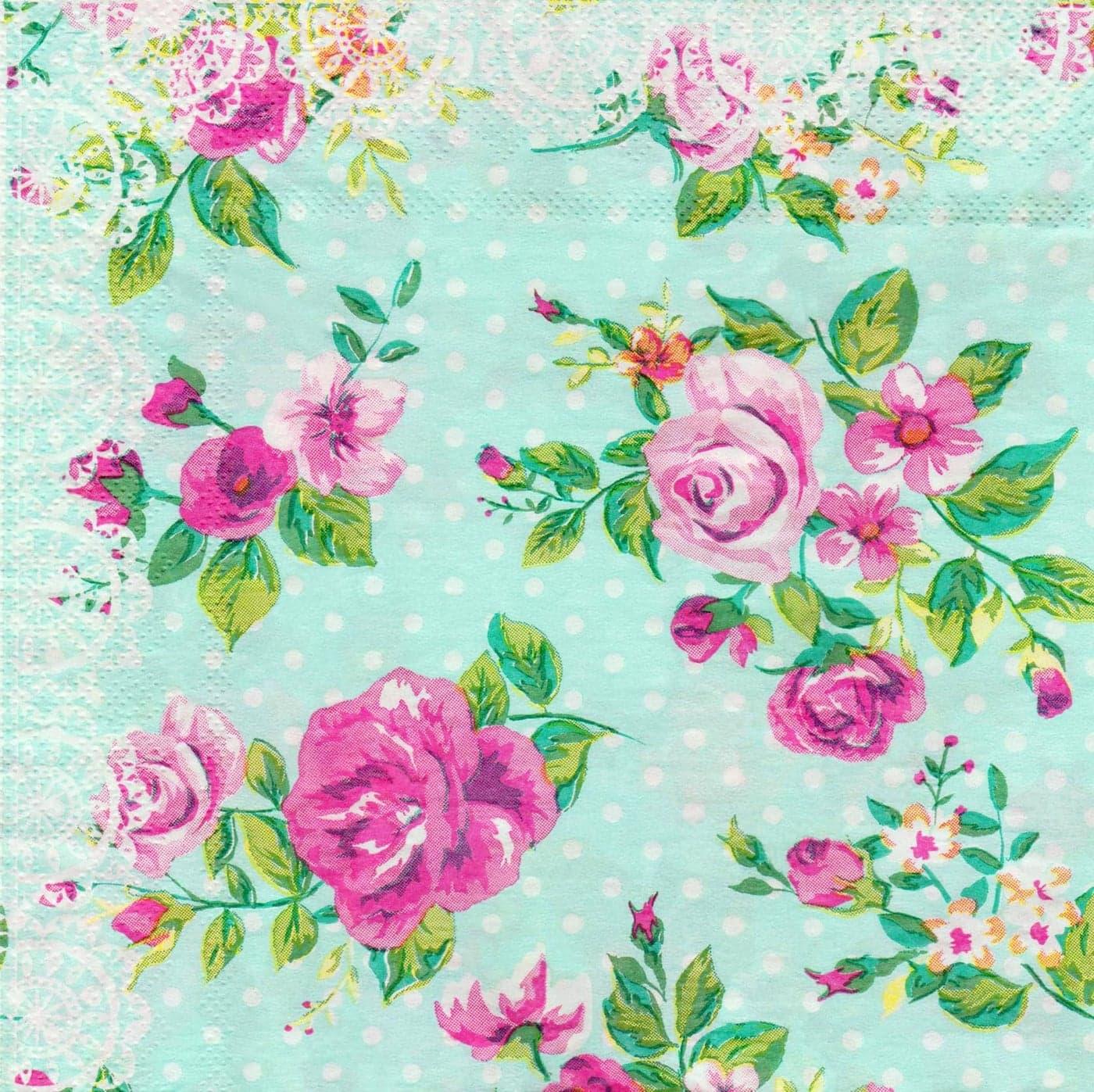 40 Count Paper Napkins,Designed Butterfly Prints Cocktail Napkins,Serviettes Napkins for Wedding,Dinner and Party,Paper Luncheon Napkins 2-Ply,6.5x6.5 Inch,(Flower/11)
