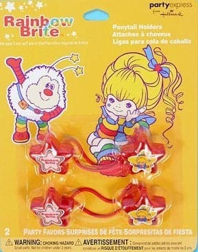 Rainbow Brite Party Favor Hair Tie