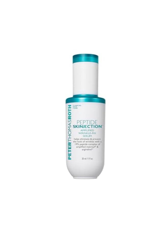 Peter Thomas Roth Peptide Skinjection Amplified WrinkleFix Serum Clinically Proven Refillable Serum for AntiAging and Loss of Firmness Matrixyl and Argireline For All Skin Types